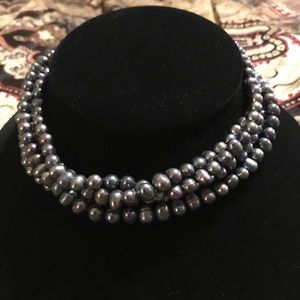 Peacock Baroque Pearl Strand 32”
